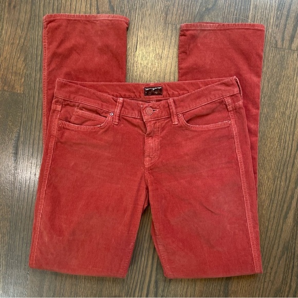 Mother The Rascal Country Cord in Dye Maple Mist size 28 - Picture 1 of 9